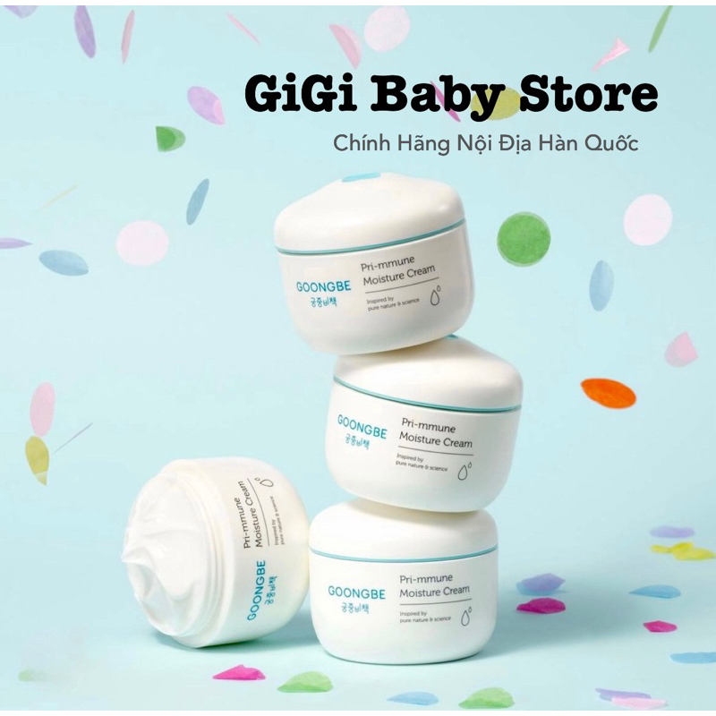 [Nội Địa Hàn] Kem dưỡng ẩm GOONGBE PRIMMUNE MOISTURE CREAM cho bé sơ ...