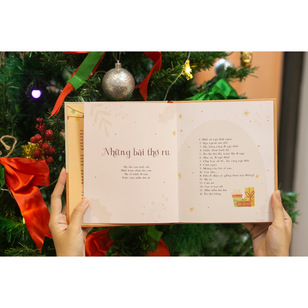 Ảnh Sách Thơ Ru - Cuốn Đêm Ấm (Bìa cứng, kèm nhạc) - Cho bé trước giờ đi ngủ, Casa Sunshine 1