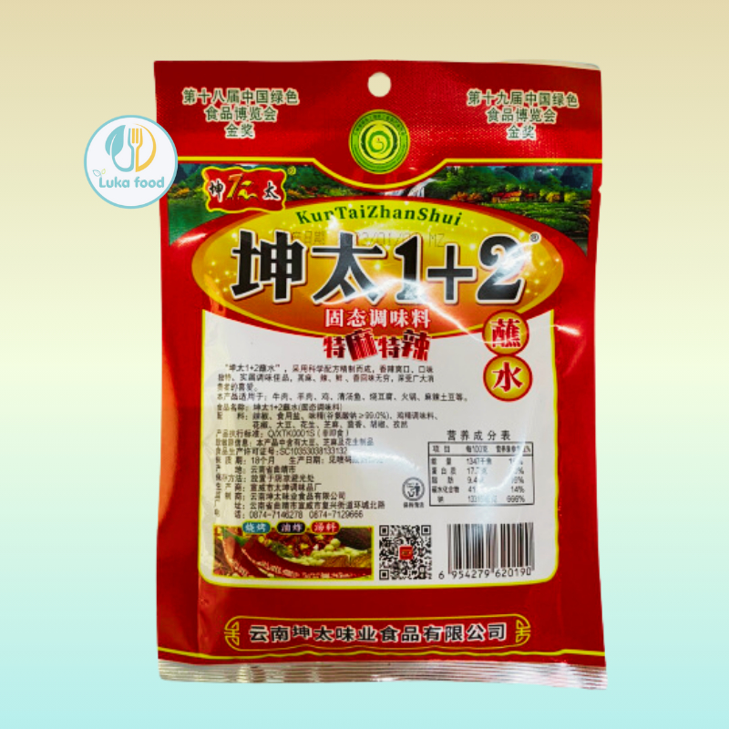 Bột Ớt Tứ Xuyên Kuntai 100g - Gia Vị Tê Cay 1+2 Chấm Đồ Nướng, Lẩu Haidilao,Ướp Thịt Nướng Chuẩn Vị Luka Food