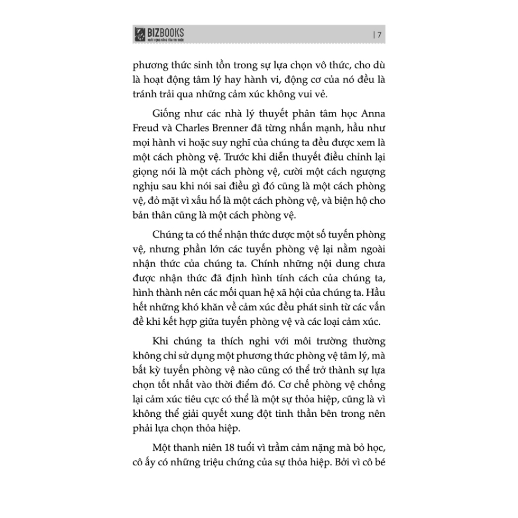 Sách - Giải Mã Cơ Chế Phòng Vệ Tâm Lý Con Người - Bizbooks