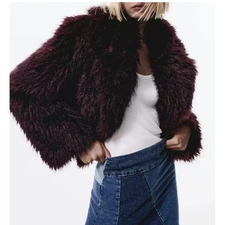 Áo lông Zara made in Morocco đủ tag tone đỏ đậm cực sang