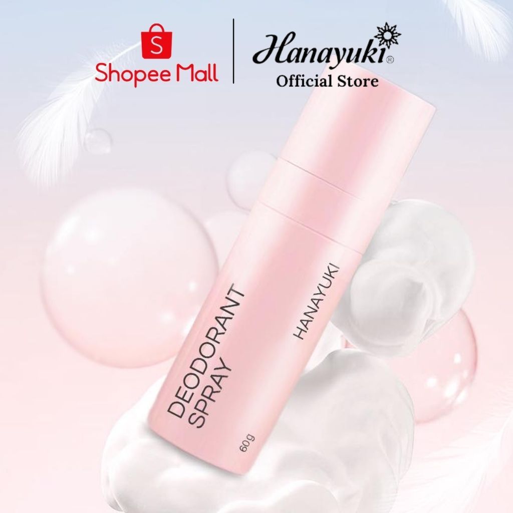 Ảnh Xịt Khử Mùi Hanayuki Deodorant Spray Chính Hãng, Xịt Thơm Cơ Thể Giúp Khử Mùi Giảm Tiết Mồ Hôi 60g 1