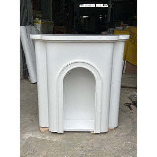 Kệ Lò Sưởi Cong, Phong Cách Châu Âu size 80x22x90