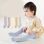 Tất vớ đùi dài len gân hoa nhún cho bé trai bé gái sơ sinh 0-3 tuổi ShinHome Baby