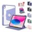 Bao da ipad Air 4/5 Pro 11 10.9 inch Gen 9 8 7th 10.2 Ốp Lưng Clear Acrylic Bao với Giá đỡ bút chì Xoay 720 độ