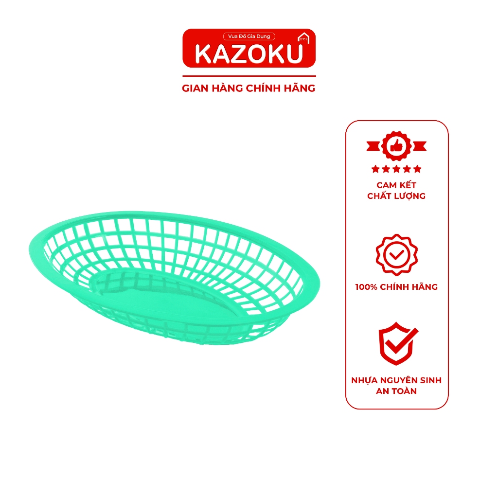 Rổ Xoài Đựng Rau - Rổ Dựng Hamburger - Đỏ Dương Ngọc Vàng Chuối Cam - [TDRX]