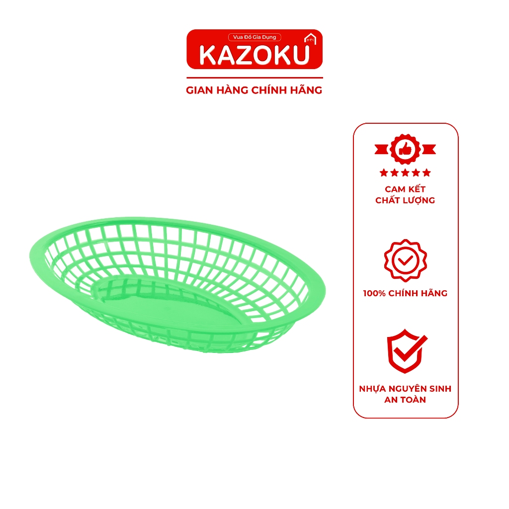 Rổ Xoài Đựng Rau - Rổ Dựng Hamburger - Đỏ Dương Ngọc Vàng Chuối Cam - [TDRX]