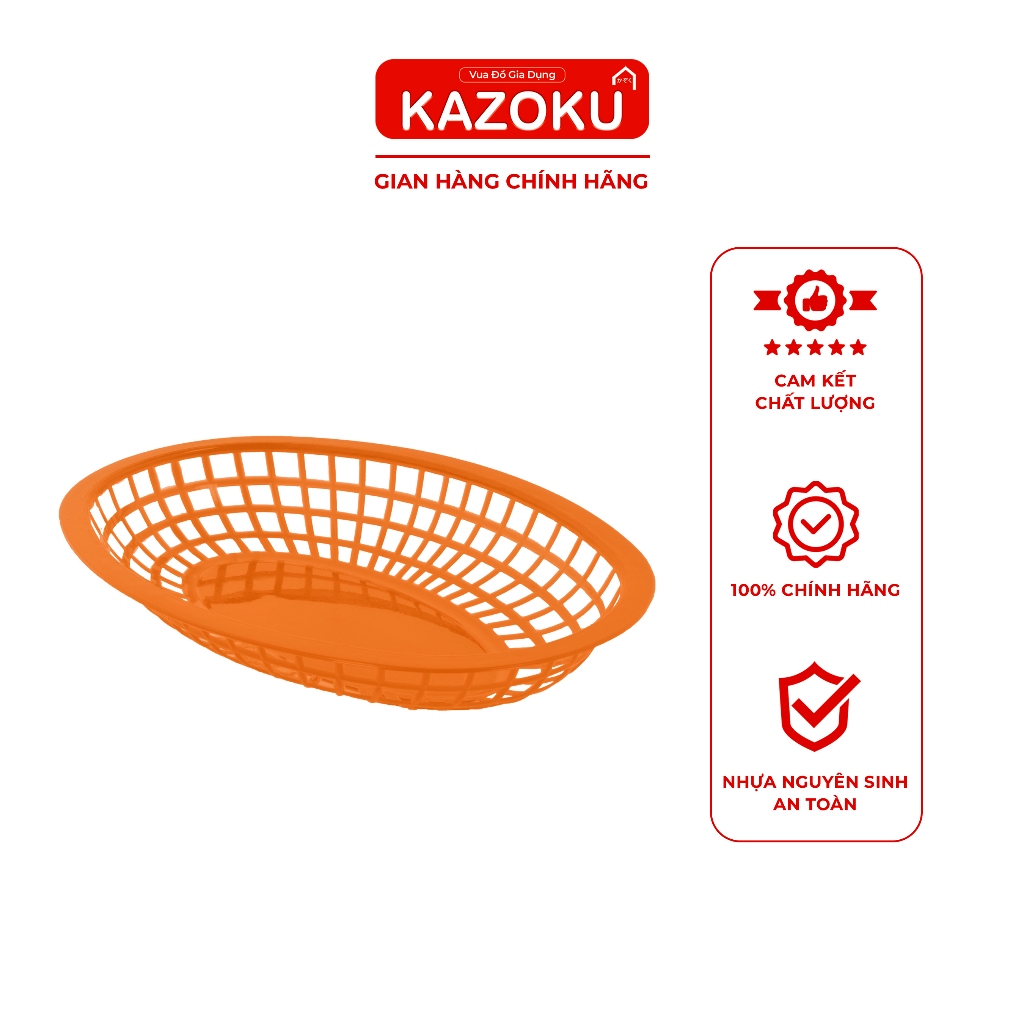 Rổ Xoài Đựng Rau - Rổ Dựng Hamburger - Đỏ Dương Ngọc Vàng Chuối Cam - [TDRX]