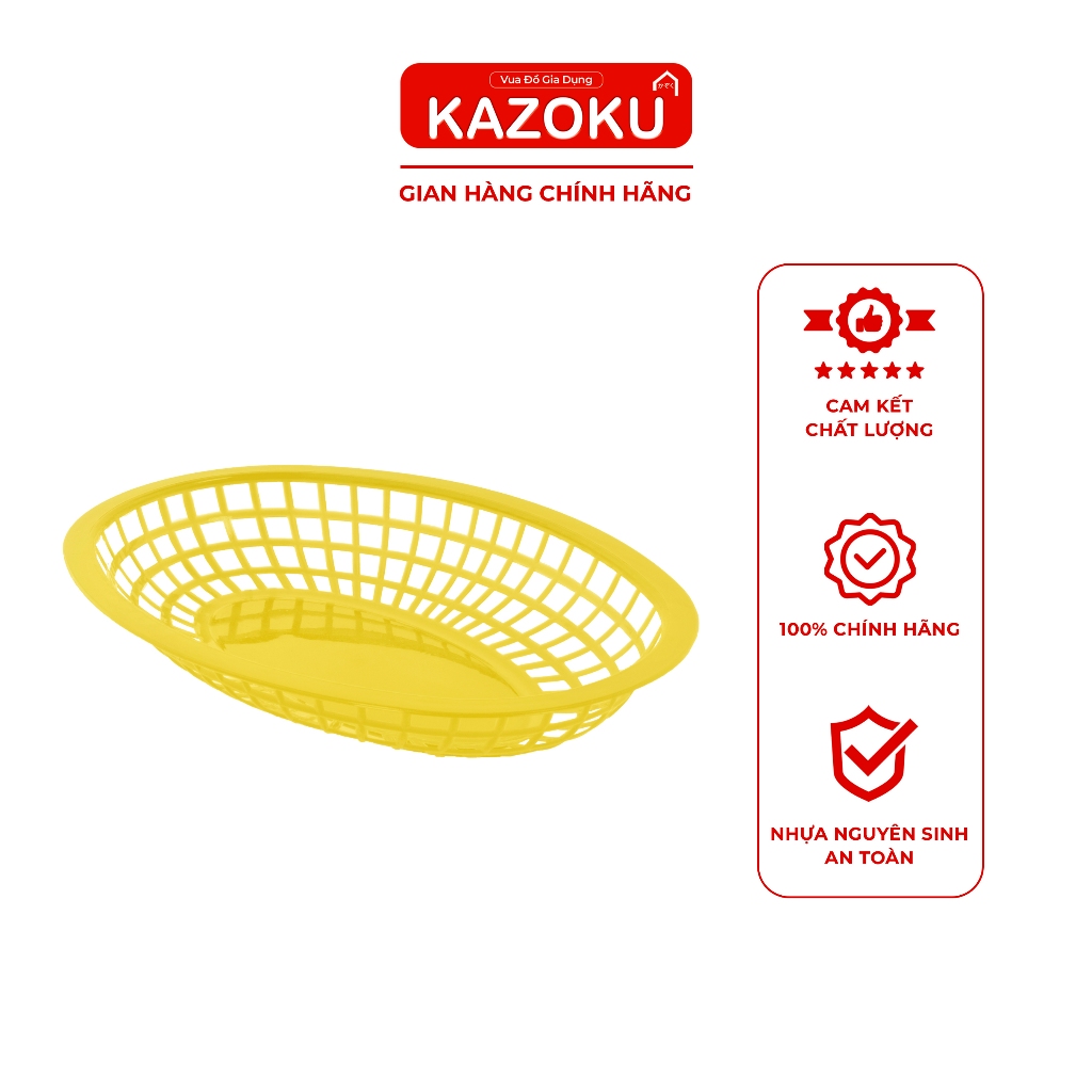 Rổ Xoài Đựng Rau - Rổ Dựng Hamburger - Đỏ Dương Ngọc Vàng Chuối Cam - [TDRX]