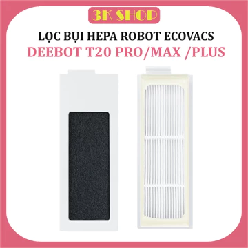 Phụ kiện robot hút bụi Ecovacs Deebot T20 PRO, T20 MAX Màng lọc hepa, Tấm lọc, Lọc bụi ,