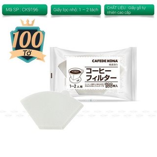 Volcano Giấy lọc cà phê hình quạt clever kalita 3 lỗ