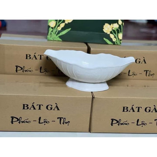 Bát Thuyền Đựng Gà Cúng Nguyên Con Đĩa Thuyền Bày Hoa Quả Trái Cây Cúng Ngày Lễ Tết