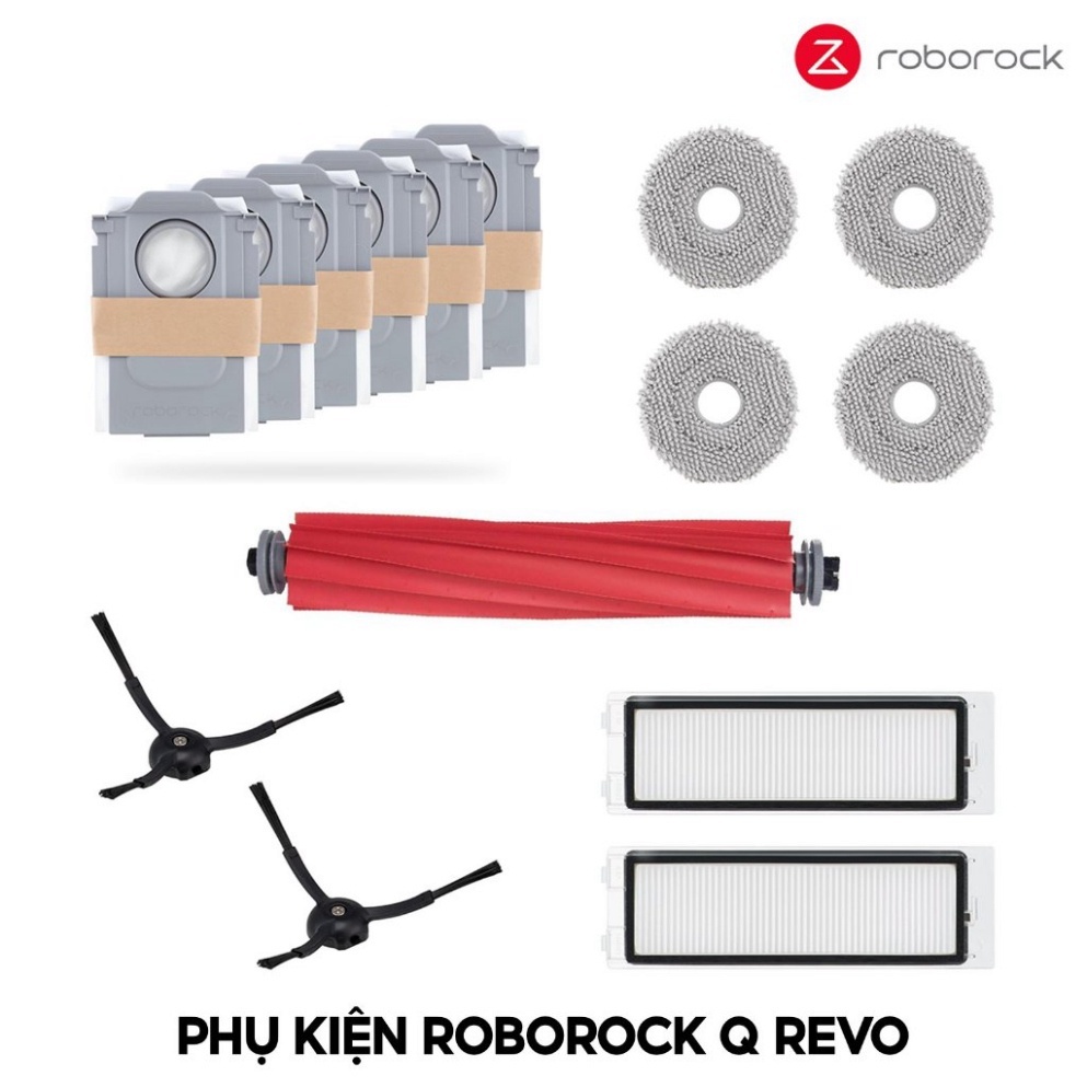 Lot De 4 Serpillières Lavables Pour Robot Aspirateur Roborock, Saros, Qrevo - Microfibre