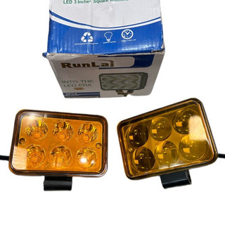 Đèn led Runlai 6 bóng, đèn led trợ sáng dùng cho ô tô, xe máy