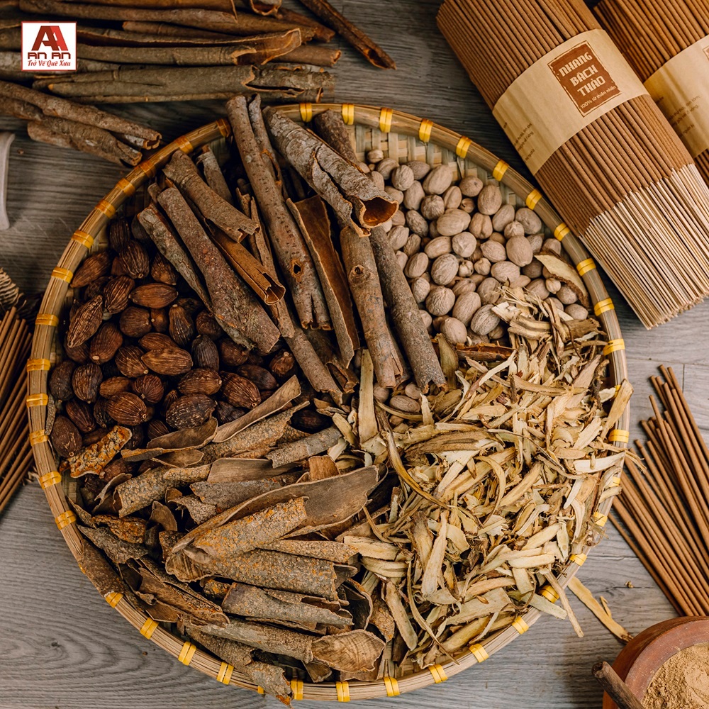 Ảnh Nhang cân Bách thảo/Thuốc Bắc An An - Thơm ngọt sâu, thư giãn, thiền đình, an toàn 4