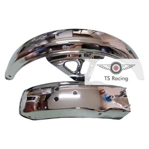 Bộ dè trước dè sau inox xe win 100