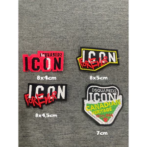 patch vải ủi nhiệt thêu hình thời trang bộ icon siêu hot