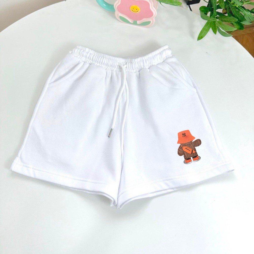 Quần Short Nữ NY LA Vải Nỉ Chân Cua Cao Câp Nhiều Màu Có Túi Freesize 65kg Unim Store - QSN01