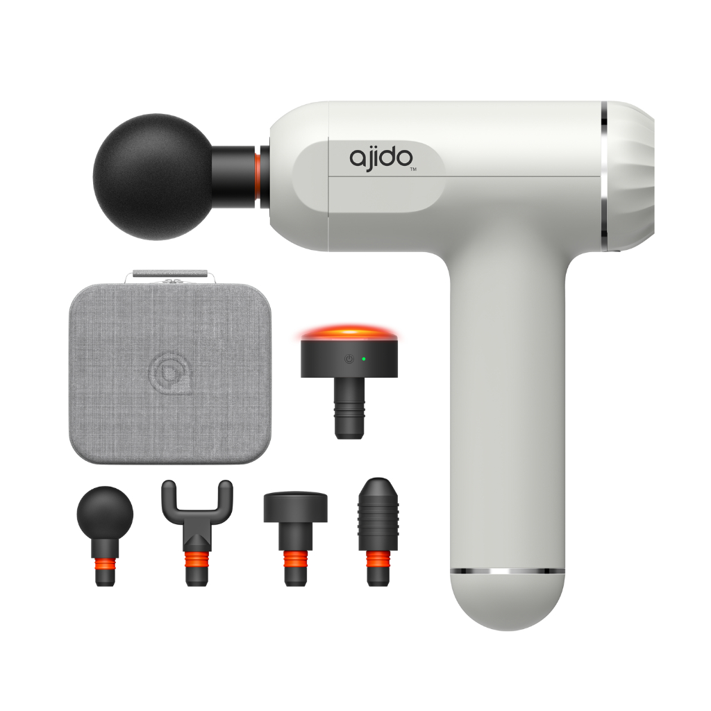 Máy Massage Cầm Tay AJIDO AJ M9 Pro, 6 Cấp Độ, 4 Đầu Thay Thế Mát