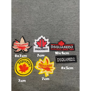 patch vải ủi nhiệt thêu hình thời trang bộ Ds2 chiếc lá