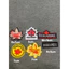 patch vải ủi nhiệt thêu hình thời trang bộ Ds2 chiếc lá