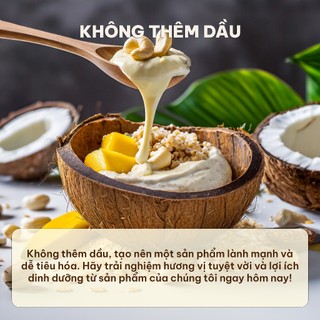 Bơ Hạt Điều Dừa Ms. Hoi An - Không Đường - Giàu Protein Eat Clean Gym
