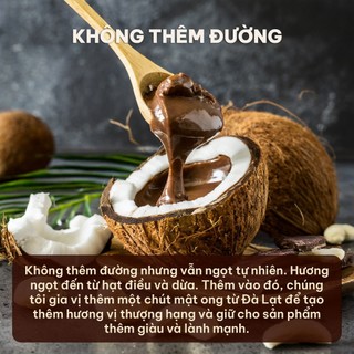 Bơ Hạt Điều Cacao Ms. Hoi An - Không Đường Tinh Luyện - Ngọt Tự Nhiên Eat Clean