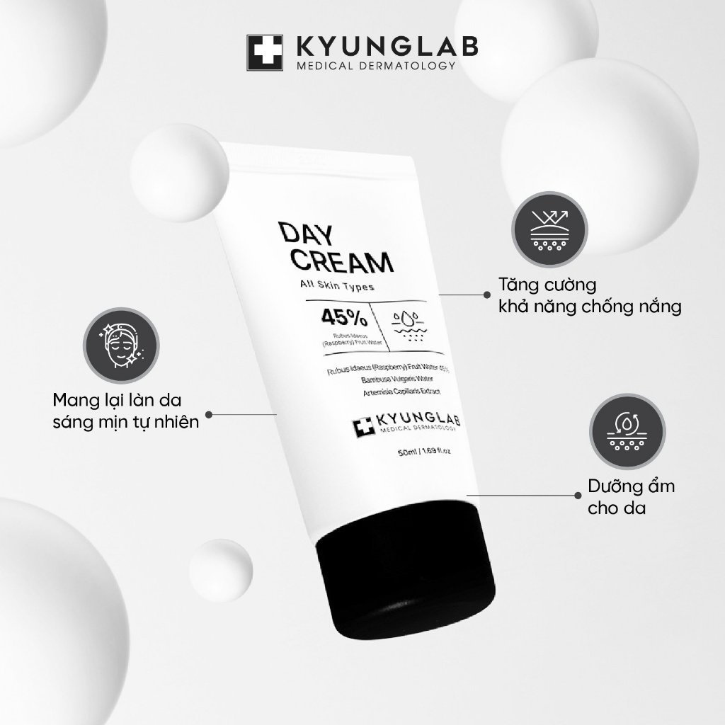 Kem ngày nâng tone dưỡng trắng da KyungLab Day Cream 50ml