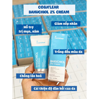 Kem Dưõng Co&K’lear Chống Lão Hóa Co Klear Bakuchio 2% Cream 2000ppm +  retinol 500ppm  - Bebeau