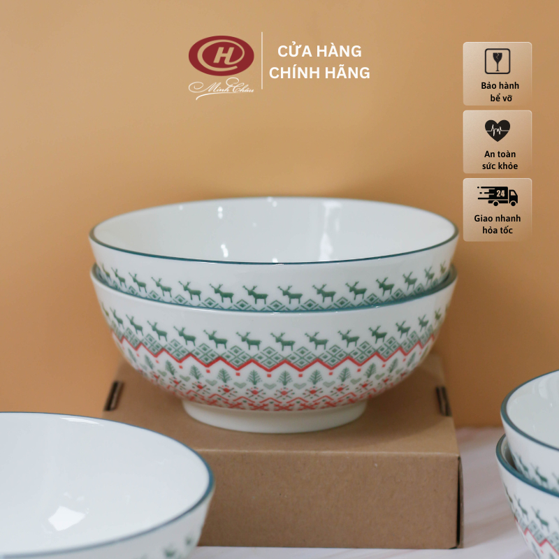 Bát Tô Phong Cách Giáng Sinh - Sứ Minh Châu