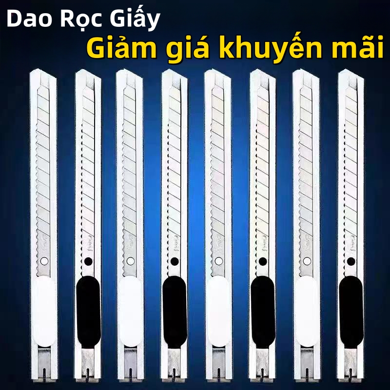 Dao rọc giấy nhỏ mini 9mm,dao dọc giấy nhỏ gọn,lưỡi dao sắc bén, chất ...