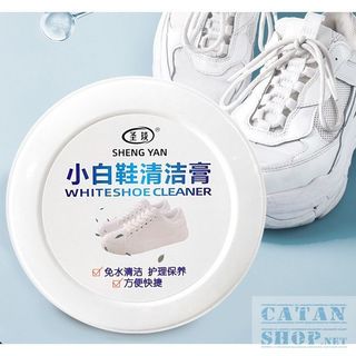 Sáp vệ sinh giày đa năng không cần rửa nước hộp 250gr kèm mút tiện dụng GD687-SapDGiay