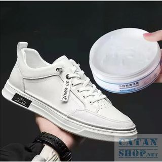 Sáp vệ sinh giày đa năng không cần rửa nước hộp 250gr kèm mút tiện dụng GD687-SapDGiay