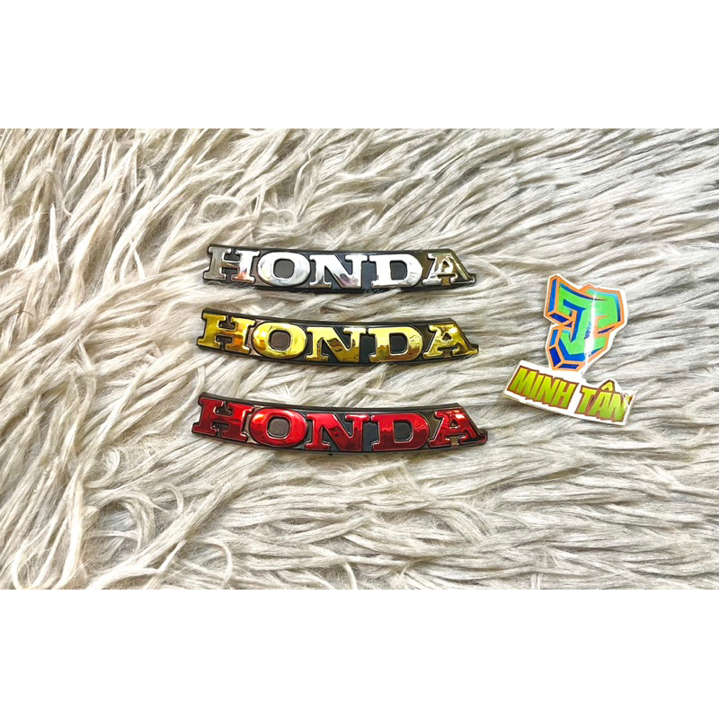 Tem Cong Honda chữ nổi sắc nét Cho Wave 125i, Future, AirBlade ...