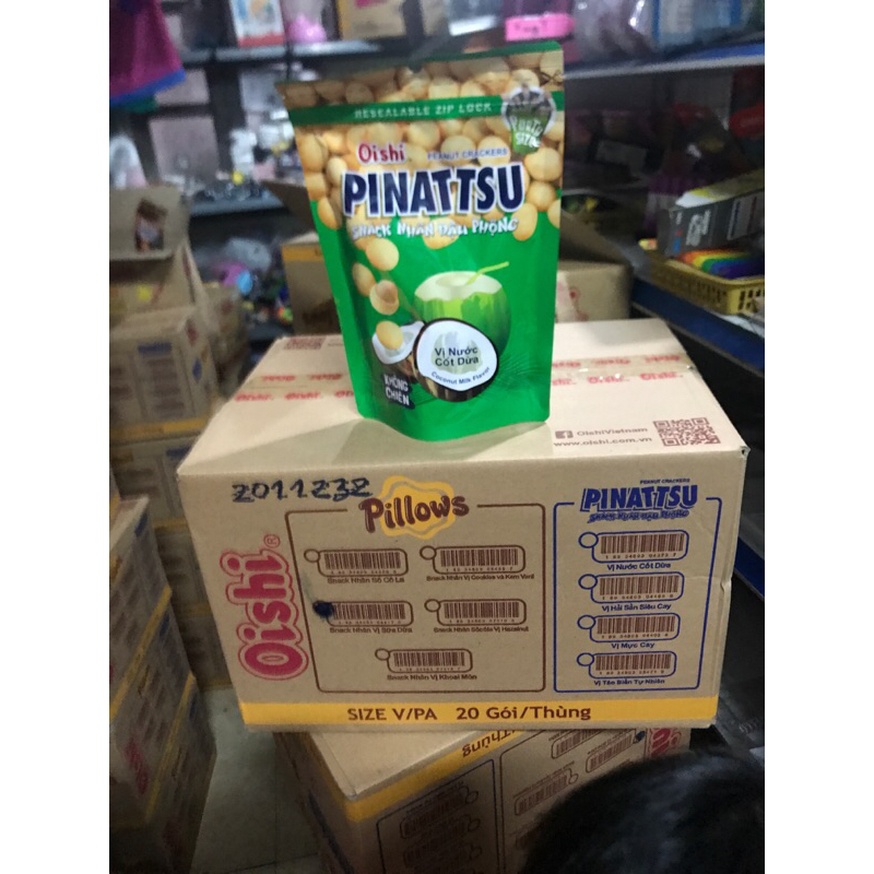 Thùng 20 gói Pinattsu đủ vị 85g | Shopee Việt Nam