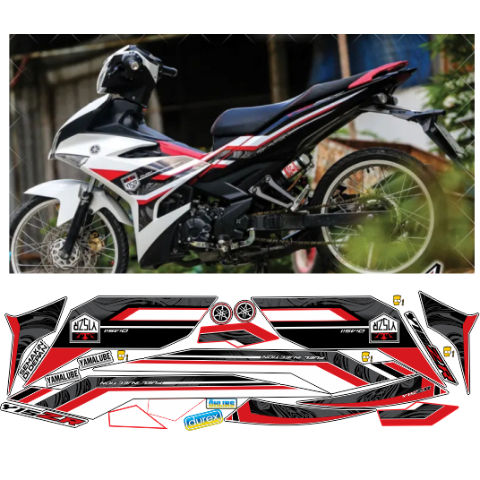 tem rờiEXCITER 150 MẪU Y15zr cao cấp đa dạng màu sắc