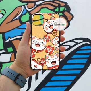 Tấm dán Skin Mặt Sau Mèo MS023 FULL VIỀN 15 pro max , 14 pro max , 13 pro max , 12 pro max , 11 pro max - FukiShop