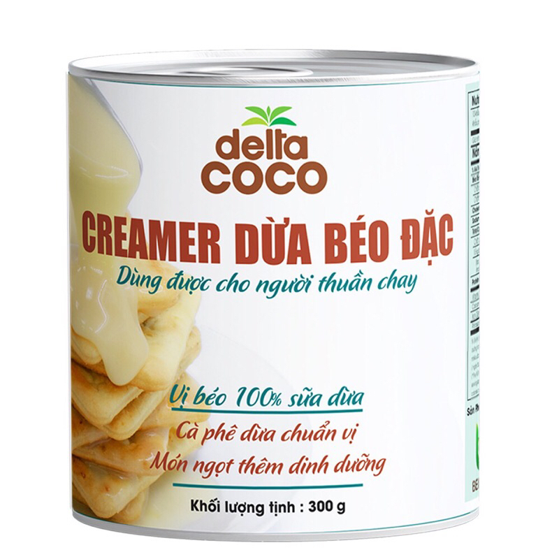 {Bán sỉ}Creamer Dừa Béo Đặc Delta Coco 300gr | Shopee Việt Nam