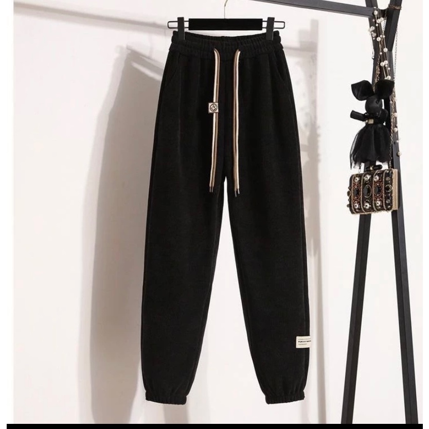 Quần JOGGER Bo Gấu Chất Nhung Tăm Siêu HOT