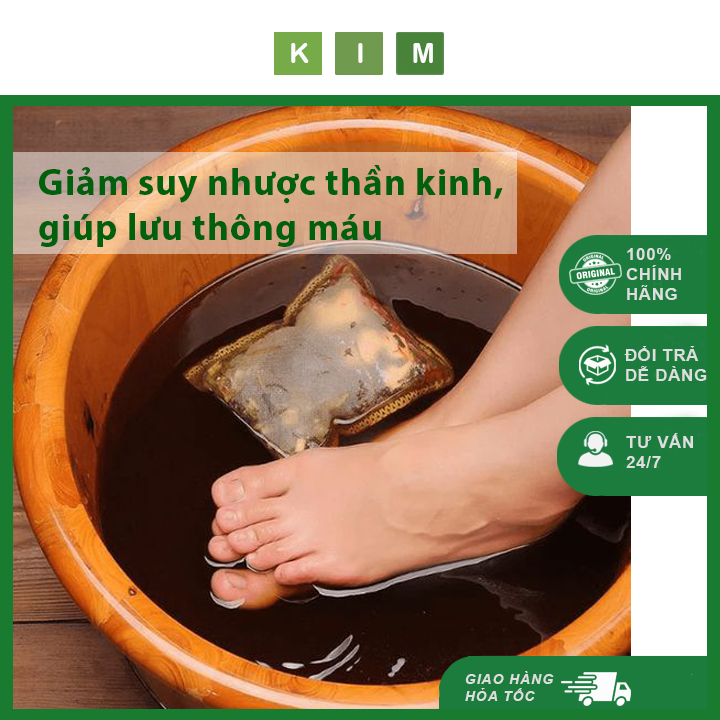 Thảo dược 8 vị kết hợp muối đen ngâm chân hỗ trợ sức khoẻ, ngủ ngon, giảm mệt mỏi căng thẳng handmade