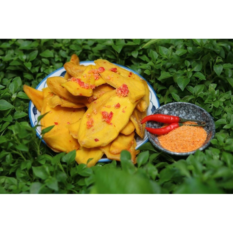 Xoài Sấy dẻo Muối ớt , xoài sấy dẻo - Chua cay mặn ngọt Minh Nhi Healthy