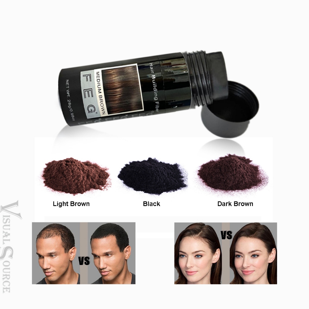 Bột phủ tóc hói dạng sợi dầy nhanh chống,dầy phủ tạm thời,Che Khuyết Điểm Chân Tóc tự nhiên,phủ bạc,tóc thưa,gãy,rụng