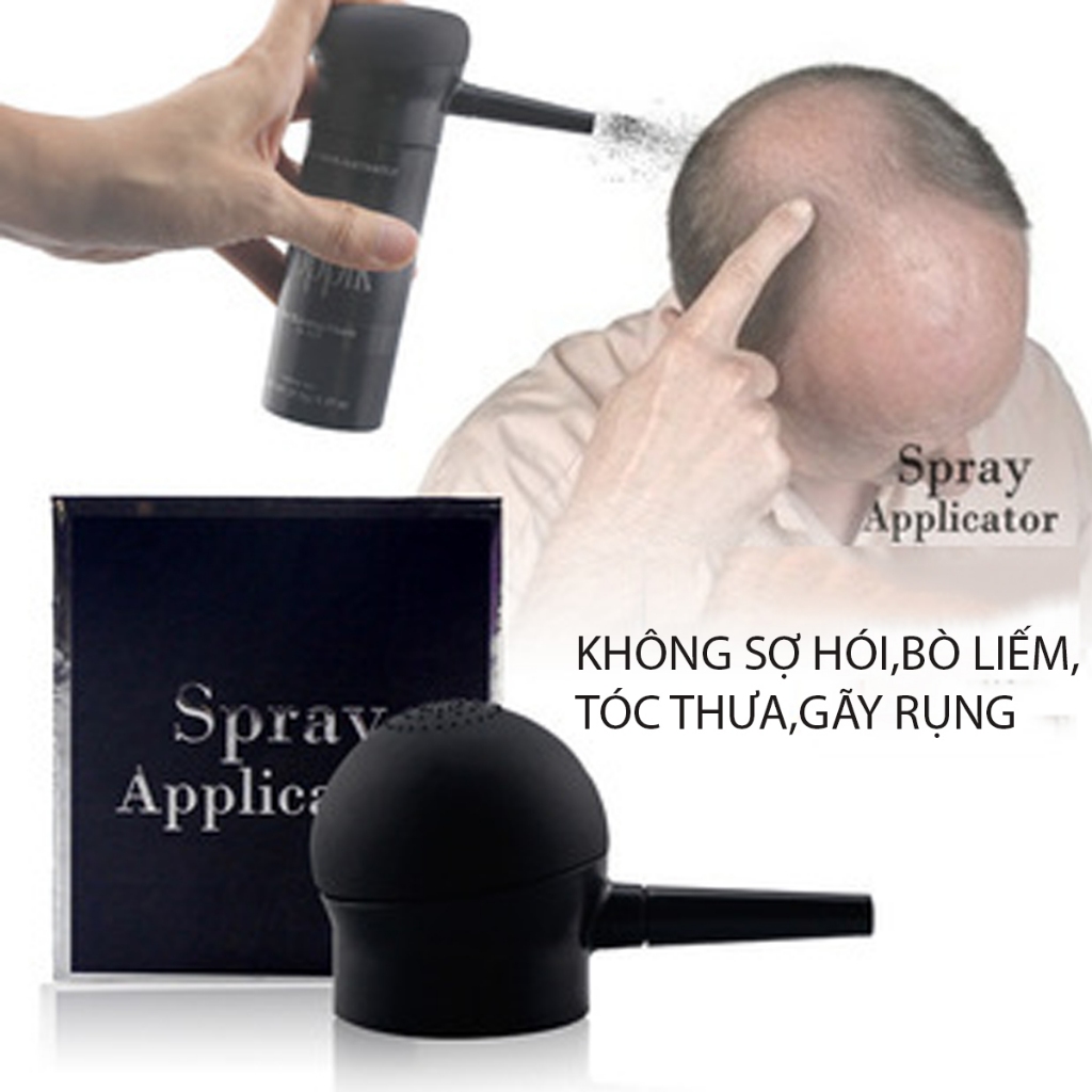 Bột phủ tóc hói dạng sợi dầy nhanh chống,dầy phủ tạm thời,Che Khuyết Điểm Chân Tóc tự nhiên,phủ bạc,tóc thưa,gãy,rụng