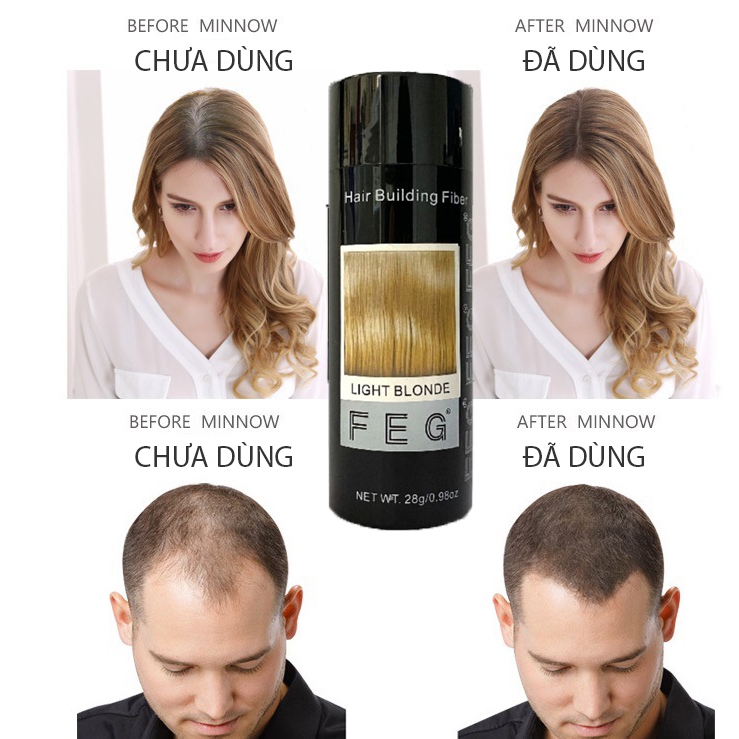 Bột phủ tóc hói dạng sợi dầy nhanh chống,dầy phủ tạm thời,Che Khuyết Điểm Chân Tóc tự nhiên,phủ bạc,tóc thưa,gãy,rụng