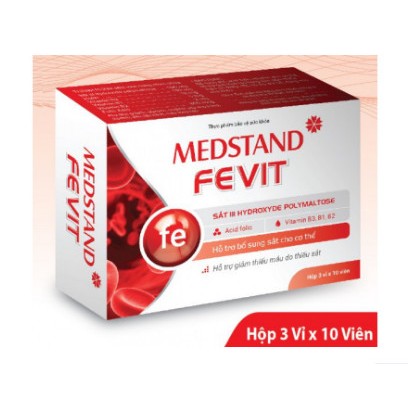 Medstand Fevit - Bổ sung sắt và Acid Folic cho bà bầu,phụ nữ mang thai ...