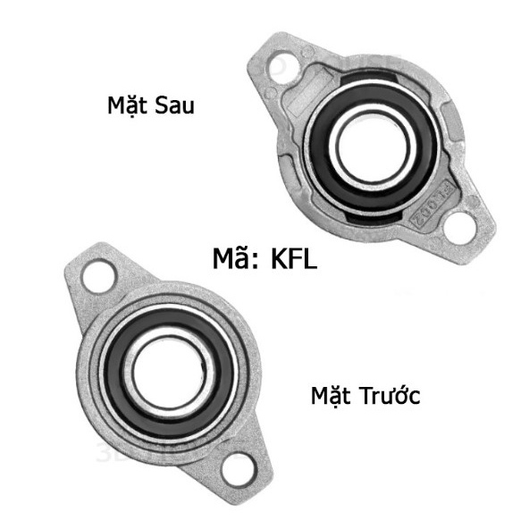 2pz KF108 8mm Lega Zinco Autoallineamento Blocco Cuscino Cuscinetto Su - Foto 3