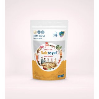 500g Muối ăn kiêng SALTROYAL GINKGOMIN tốt cho huyết áp, tim mạch, người suy thận, bà bầu
