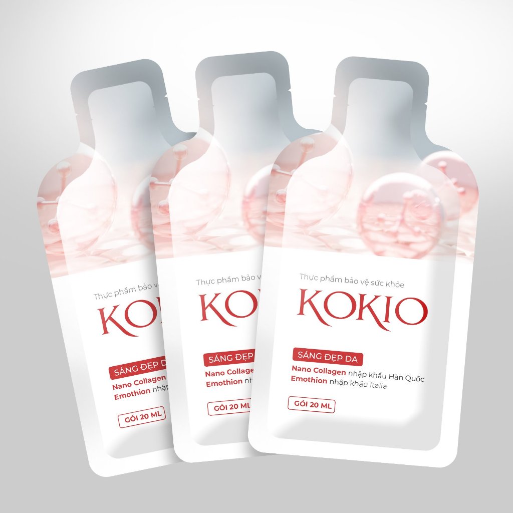 Gói Uống Collagen Kokio Fobe Làm Đẹp, Trắng Sáng Tự Nhiên N1