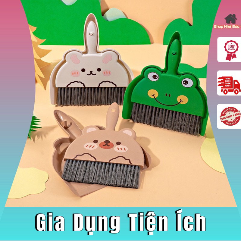 { Hàng Loại 1 } AB Bộ Chổi Quét Và Đồ Hót Rác MiNi | Shopee Việt Nam
