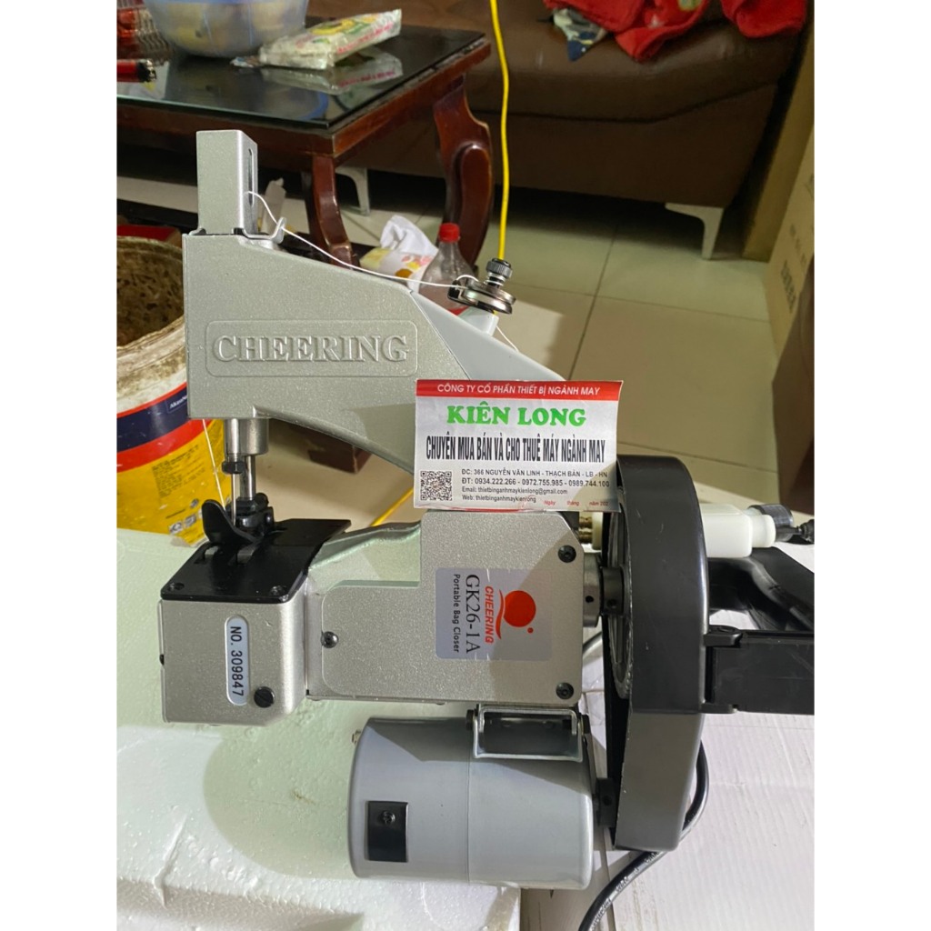 Máy Khâu Bao Chính Hãng GK26-1A – Máy May Bao Đa Năng, Khâu Mọi Loại Bao, Tặng Vỉ Kim & 1 Cuộn Chỉ Phụ Kiện